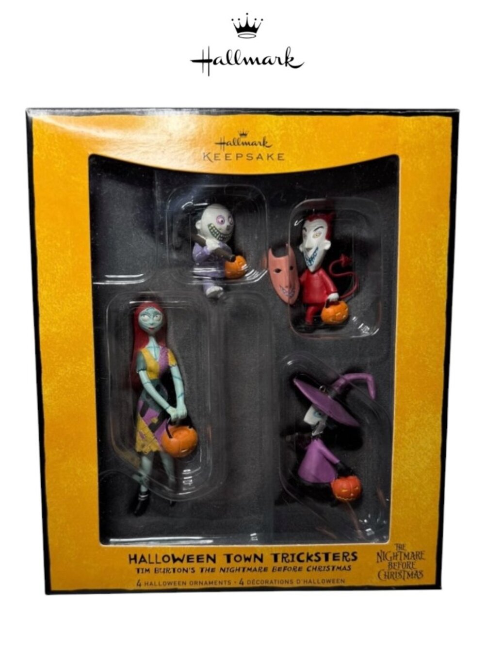 (NWT) Hallmark 2008 Nightmare Before Christmas Ornament Set